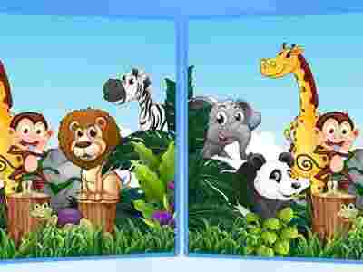 Find Seven Differences Animals