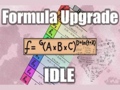 Formula Upgrade Idle