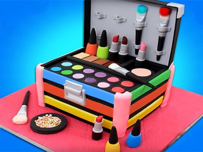 Make Up Cosmetic Box Cake Maker Best Cooking Game