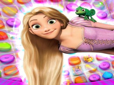 Rapunzel Tangled Match 3 Puzzle